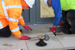 Universal Pedestal for paving and decking installtion of slab