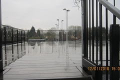Moor Oak composite decking terrace Eaton College