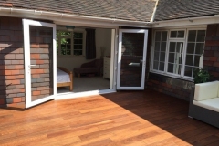 IPE decking domestic terrace project