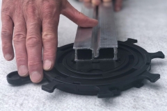 20mm rail mounted onto Minipad cross section