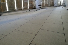Minipad for paving with granite slabs