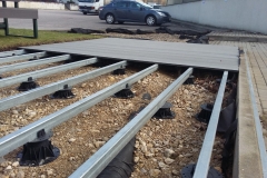 TD Megapad support pads with metal joist