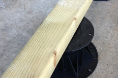 TD Megapad supports with timber joist
