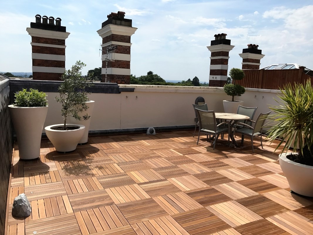 Hardwood Timber Decking Tiles Wallbarn