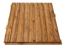 Modular Hardwood Timber Decking Tiles