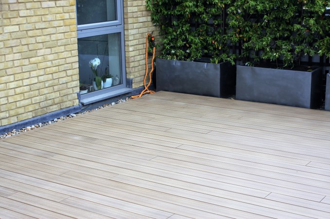 An image of a decking installation