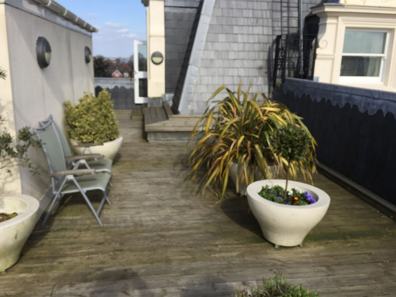 An image of a rooftop deck