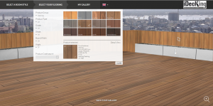 A screenshot of our deckplanner software