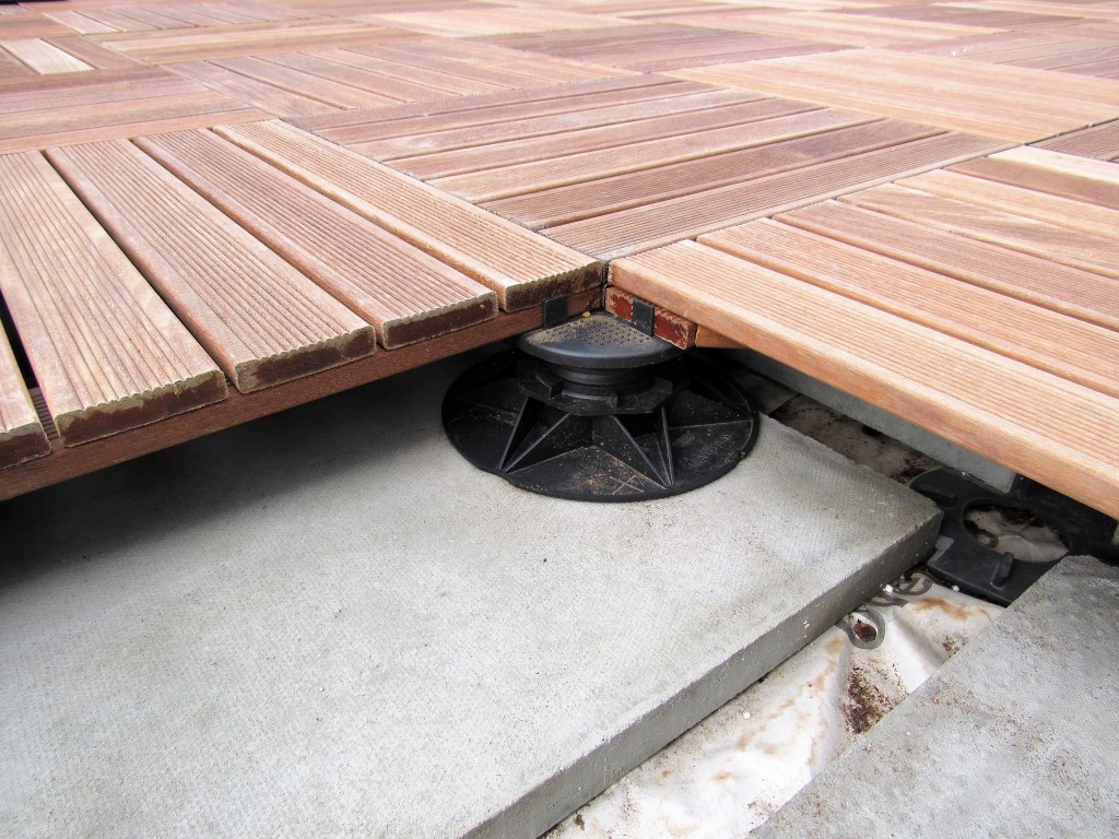 An image of a completed decking installation in Brighton