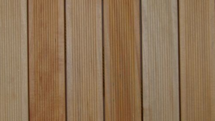 An image of Garapa timber decking tiles