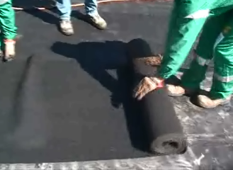 Protecto-mat being rolled out