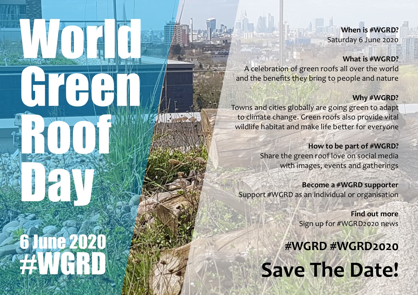 Save the Date – World Green Roof Day on 6th June 2020