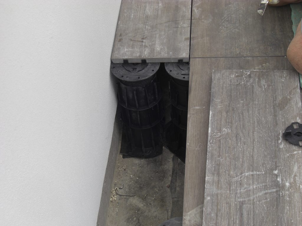 Installing Megapad adjustable paving pedestal Wallbarn