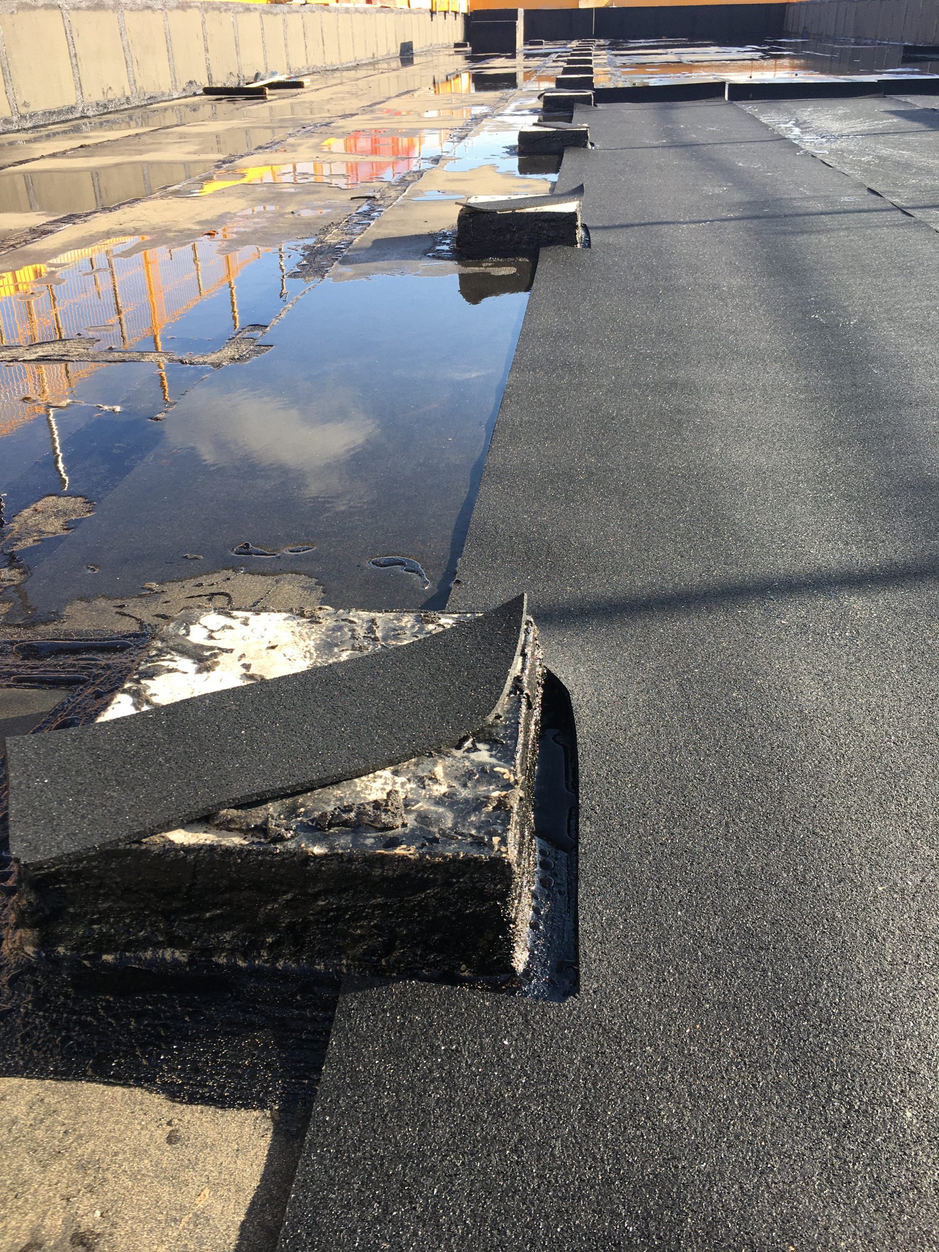 Protecting waterproofing membrane Ealing Film Studios