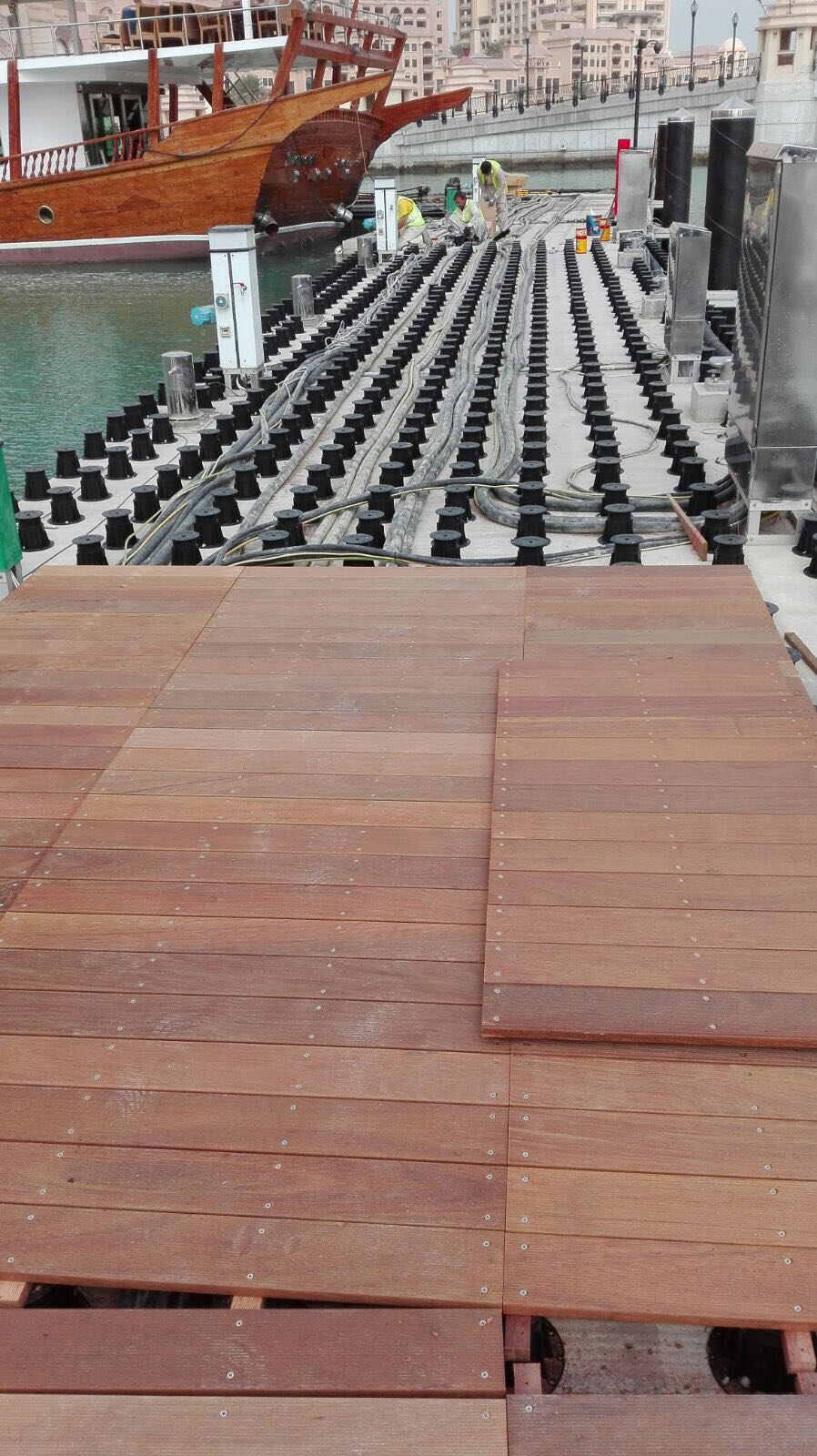 TD Megapad adjustable decking pedestals for decking Doha