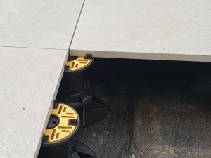 roof terrace tiling with Balance self levelling pedestals