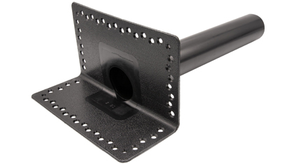 HDPE Corner / Parapet / Through Wall Outlets With Perforated Flange