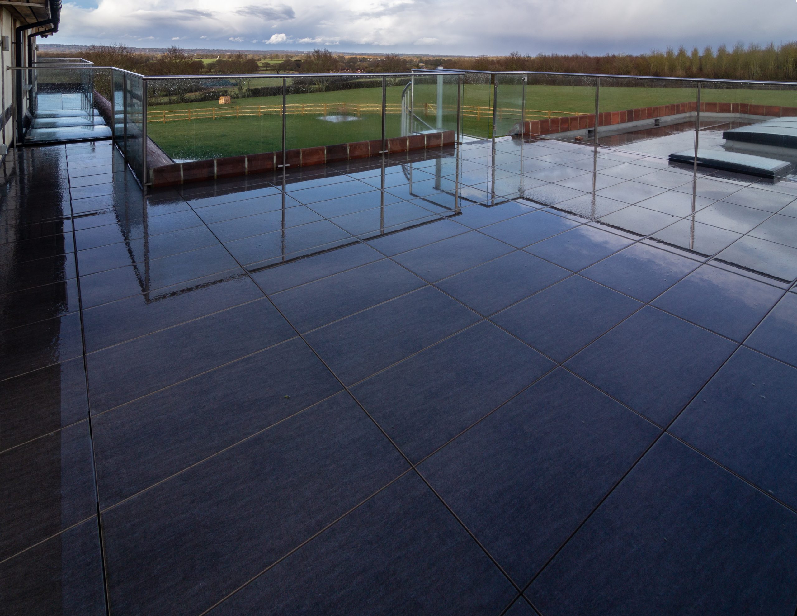 Albourne finished paving installation