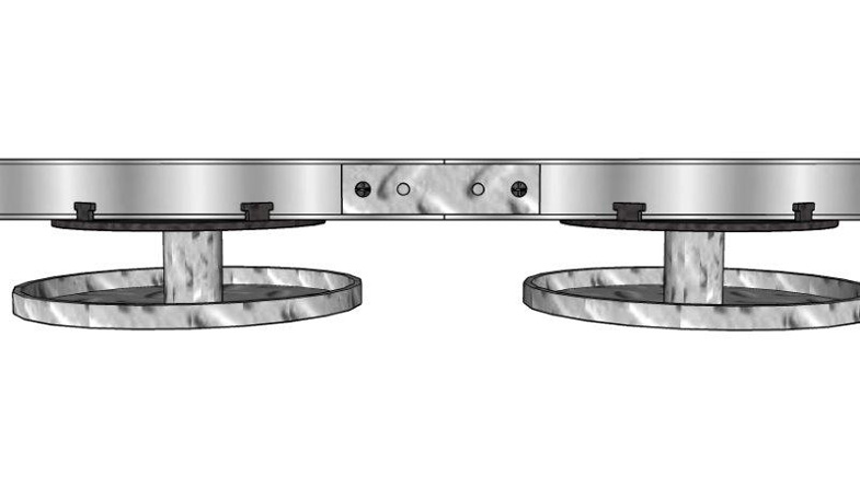 25mm-Box-Rail-on-MetalPad-with-Straight-Bracket-1