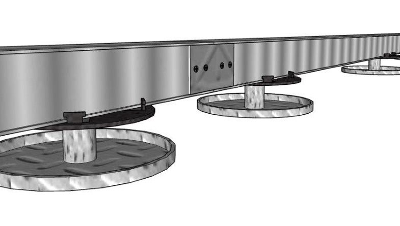 50mm-Box-Rail-on-MetalPad-with-Straight-Bracket-2