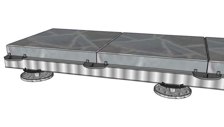 50mm-Box-Rail-on-MetalPad-with-headpiece-and-paver-2