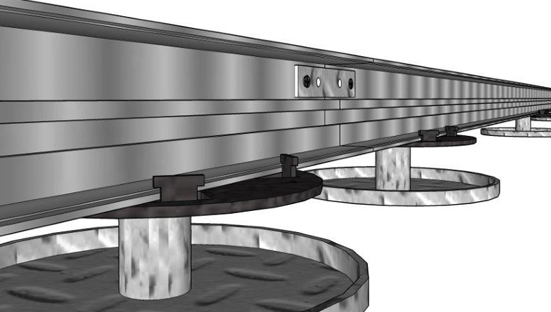 50mm-I-Plus-on-MetalPad-with-screw-fix-straight-bracket-1