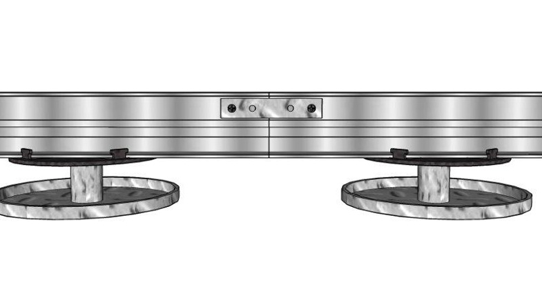 50mm-I-Plus-on-MetalPad-with-screw-fix-straight-bracket-2