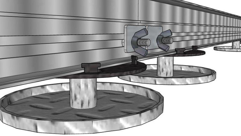 75mm-I-Plus-on-MetalPad-with-Straight-M8-bracket-2