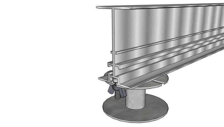 Wallbarn-I-Plus-100mm-on-MetalPad-Ex-with-M8-Bolt