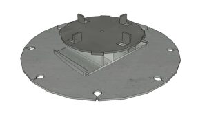 20mm Fixed Height on Spreader Plate with Paving Headpiece