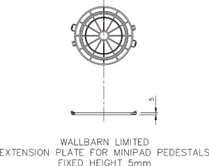 Extension plate