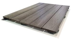 Wallbarn Class A C-Deck Fibre Cement Decking Spreader Plate MetalPad Ex Aluminium Box Rail