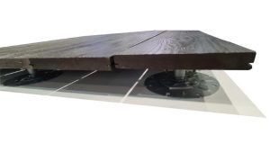 Wallbarn Class A C-Deck Fibre Cement Decking Spreader Plate MetalPad Ex Aluminium Box Rail