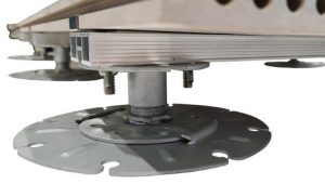 Wallbarn Class A ExaDeck Porcelain Decking-Spreader-Plate MetalPad Ex Aluminium Joist Rail WingNutKit