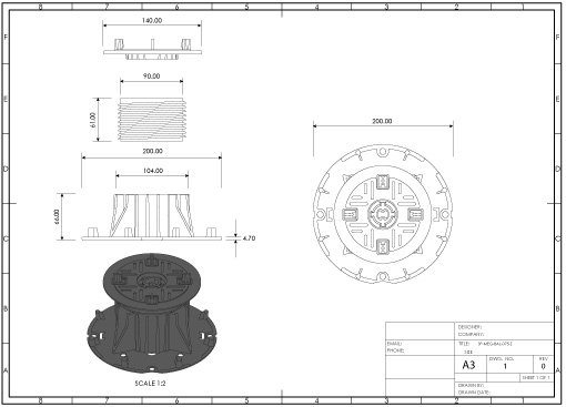 SP-MEG-BAL-075-Z A3 ASSEMBLED