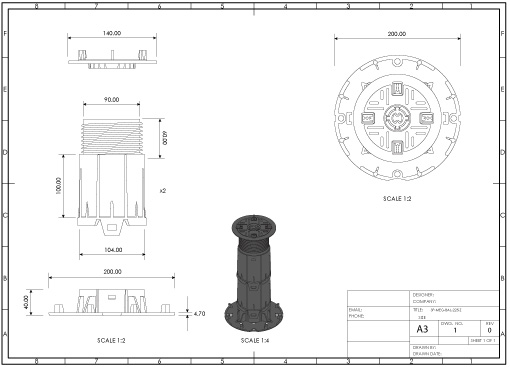SP-MEG-BAL-225-Z A3 ASSEMBLED