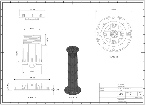 SP-MEG-BAL-425-Z A3 ASSEMBLED