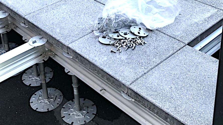 13 fire rated podium paving scheme
